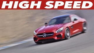 Mercedes-AMG GT-S - High Speed on Racetrack (Good Exhaust Sound)