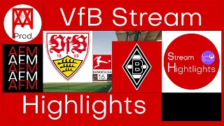 VfB Stuttgart 2:2 Borussia M'Gladbach | Reaktion | Stream Highlights