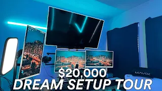 My Dream 2023 Gaming/Streaming Setup Tour!! ($20,000)