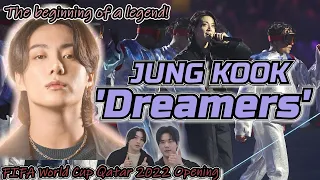 정국 (Jung Kook) 'Dreamers'  FIFA  World Cup Qatar 2022 Opening | 직캠 | Reaction Korean | ENG, SPA, POR