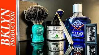 💈А Бритьё - РАДУЕТ!👍 Новая безопасная бритва Parker 78R, Taconic крем Parker помазок + Aqua Velva 👍🤠