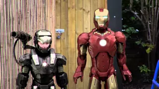 Ironman and Warmachine are late for school!!