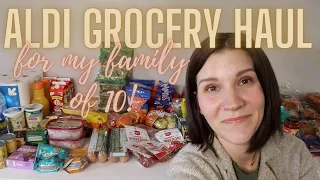 $300 ALDI GROCERY HAUL // One Week of Food for My Large Family