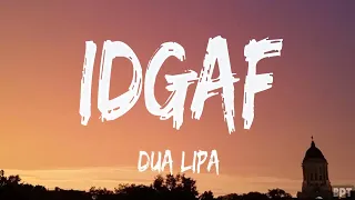 Dua Lipa ~ IDGAF # lyrics # Stitches, Eazy & Halsey, Gucci Gang