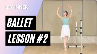 Beginner Ballet Class 2 ||  Online Ballet Lesson