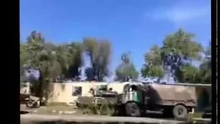 Как Ополченцы накрыли огнем базу техники ВСУ ДНР Украина