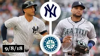 New York Yankees vs Seattle Mariners Highlights || September 8, 2018