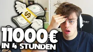 11000 EURO in 4 STUNDEN 💸💸💸 | Sellout Stream