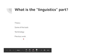 Topics - Linguistics: Neurolinguistics