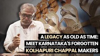 Karnataka India Handicrafts Kolhapuri Leather Chappal Footwear Makers Deshpande Foundation