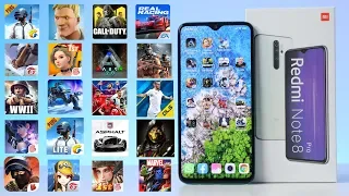 Game Test Xiaomi Redmi Note 8 pro in 20 games Android Fortnite - PUBG - ARK - Call of Duty🔥