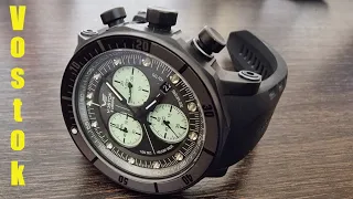 VOSTOK EUROPE Lunokhod 2 Grand Chrono-ref:6S30-6204212