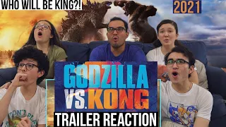 GODZILLA VS KONG Trailer REACTION! || MaJeliv Reactions | Who Will be KING?!