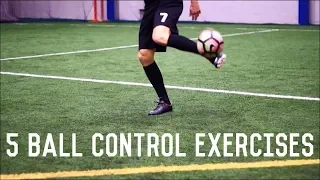 5 Juggling Exercises To Improve Ball Control | Improve Your First Touch