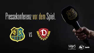 1. FC Saarbrücken - Dynamo Dresden - Pressekonferenz vor dem Spiel (13. Spieltag)