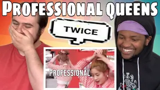 TWICE being professional artists REACTION