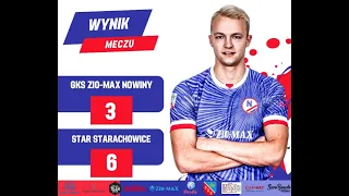 GKS Zio-Max Nowiny - Star Starachowice 3:6 (skrót meczu)