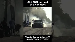 1JZ Toyota Crown Big Burnout