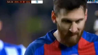 Lionel Messi Amazing Goal -  FC Barcelona vs Real Sociedad 5-2 26/01/2017 HD