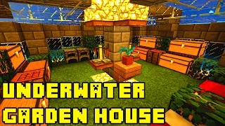 Minecraft Underwater Garden House Tutorial (How to Build)