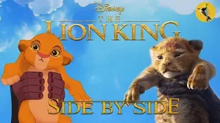 The Lion King Official Teaser Trailer Side by Side Comparison