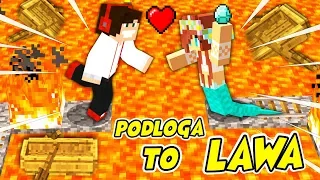 PODŁOGA TO LAWA W MINECRAFT?!  II LUMI & GPLAY