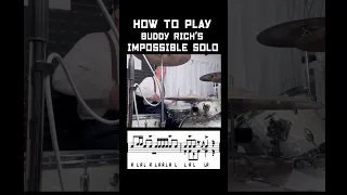 How to play Buddy Rich’s Impossible Solo Part 1