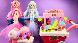 8 Minutes Satisfying with Unboxing Cute Pink Ice Cream Store Cash Register ASMR | Review Toys