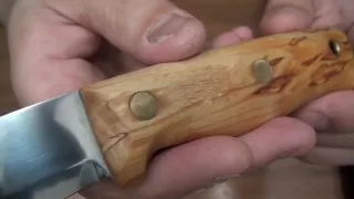 Helle Temagami wood cutting