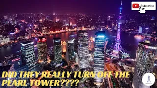 Shanghai power crunch... is the Pearl Tower lighting really being switched off?