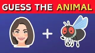 Guess The Animal by Emoji 🐶🐞 Emoji Challenge 2024 🆕  Word Quiz