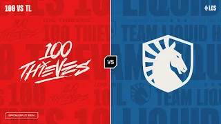 100 v TL - Week 4 Day 1 | LCS Spring Split | 100 Thieves v Team Liquid (2024)