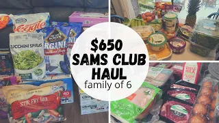 $650 SAMS CLUB HAUL || FREEZER + PANTRY STOCK UP