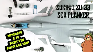 Minibase 1/48 Su-33 Flanker-D Part VIII Fuselage Join