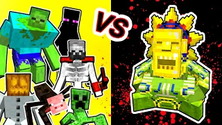 Barako The Sun Chief Vs. Mutant Monsters in Minecraft