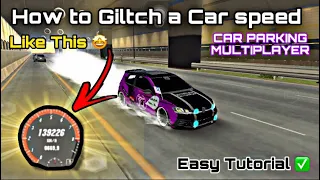 How to Glitch Car speed in Car parking multiplayer | Easy Tutorial 💯 | No Game guardian | Zay_gamer