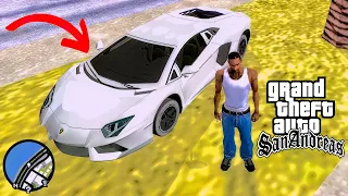 Secret Lamborghini Aventador Super Car Location in GTA San Andreas (Cheat Code)