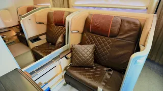 Singapore Airlines 777-300ER First Class SIN-FRA, Round the World 12-4 without Quarantine