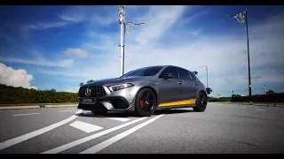 Loud Revs! Mercedes AMG A45 S W177 w/ ARMYTRIX Turbo-Back (OPF/GPF) Valvetronic Exhaust System
