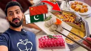 Pakistani Trying Chinese FOOD NEXT LEVEL 🥵Spicy Shrimps, Noodles, Beef, Roasted Rice in Dubai china