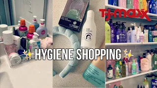 COME HYGIENE + SELF CARE SHOPPING WITH ME AT TJ MAXX | affordable haul