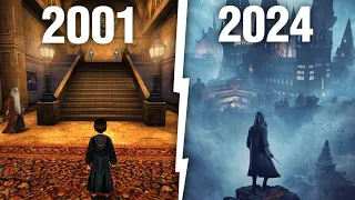 Evolution of Harry Potter games from 2001 to 2024 #harrypotter #games #ps5 #gameplay #evolution
