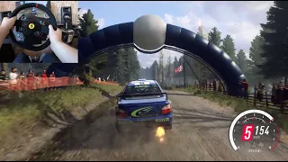 Subaru Impreza WRX STi - BIG JUMPS in Dirt Rally 2.0 // Thrustmaster T300 RS sim racing