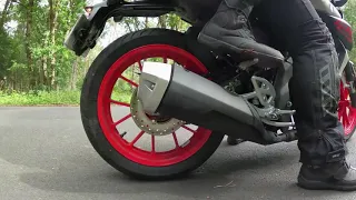 Yamaha MT-125 | Exhaust Sound with standard muffler