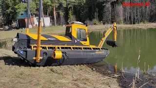 Камышекосилка, BOTSMAN М, земснаряд, экскаватор, dredger,очистить пруд, река, озеро, ил,углубить дно