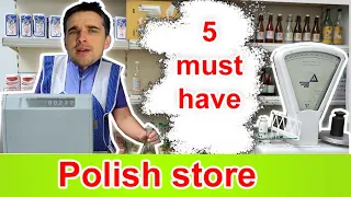 5 Polish phrases in a Polish store