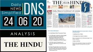 THE HINDU Analysis, 24 June 2020 (Daily News Analysis for UPSC) – DNS