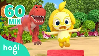 Colorful Race｜Dinosaurs, Ball Pit and More｜Colors for Kids｜Hogi Nursery Rhymes｜Hogi Colors