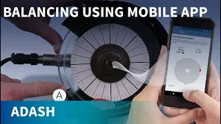 Easy balancing with vibration meter and mobile app