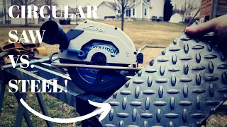 This Circular Saw Cuts Though Steel Like BUTTER! All new Evolution 7-1/4" Circular Saw!